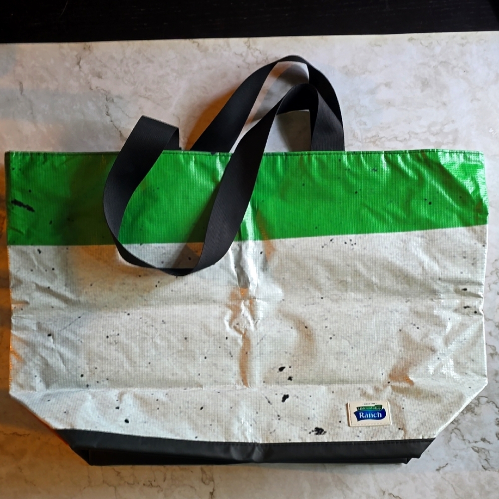 One-of-a-kind Hidden Valley Ranch large tote bag from billboard